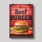 digital signage burger
