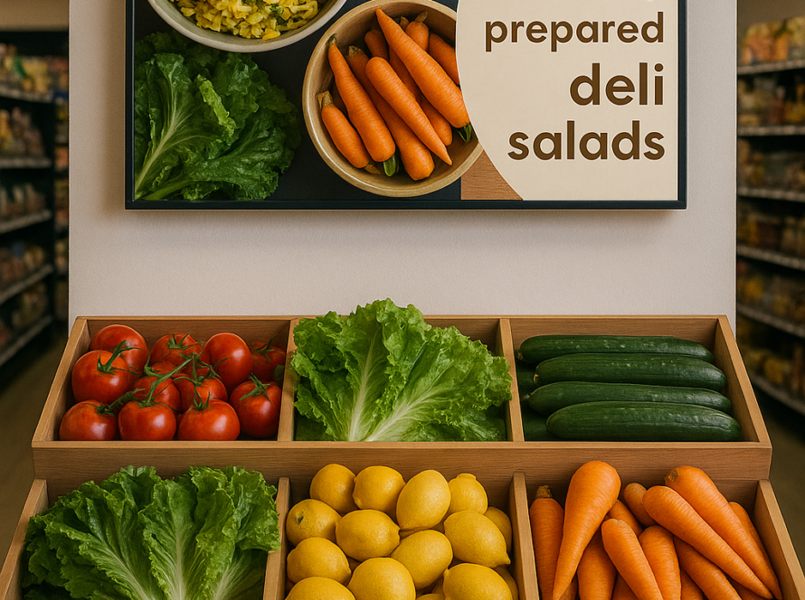 digital-signage-solution-supermarket-vegetable
