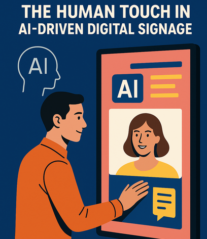 Beyond Bots: The Human Touch in AI-Driven Digital Signage