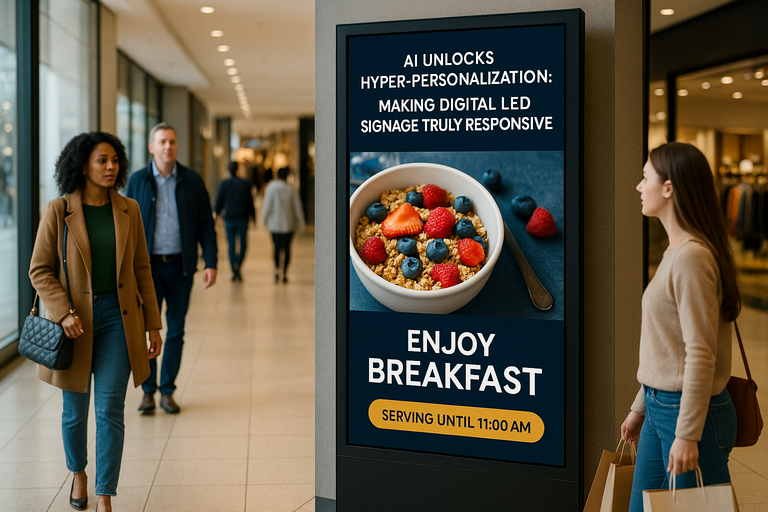 AI Unlocks Hyper-Personalization for Digital LED Signage