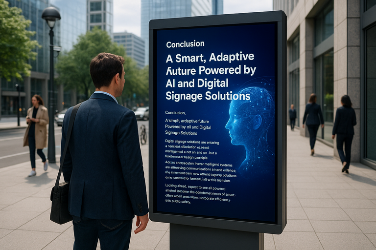 Future powered by AI and digital signage