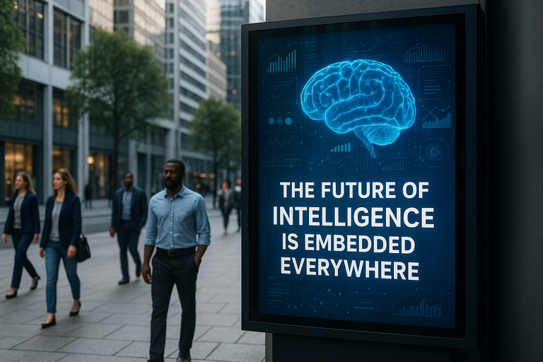 Future Where Intelligence Is Embedded Everywhere