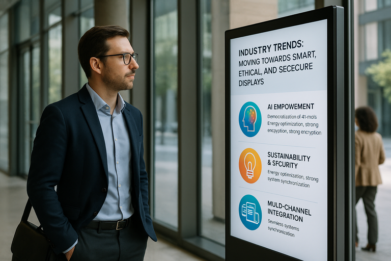 Workplace trends: secure and sustainable smart displays