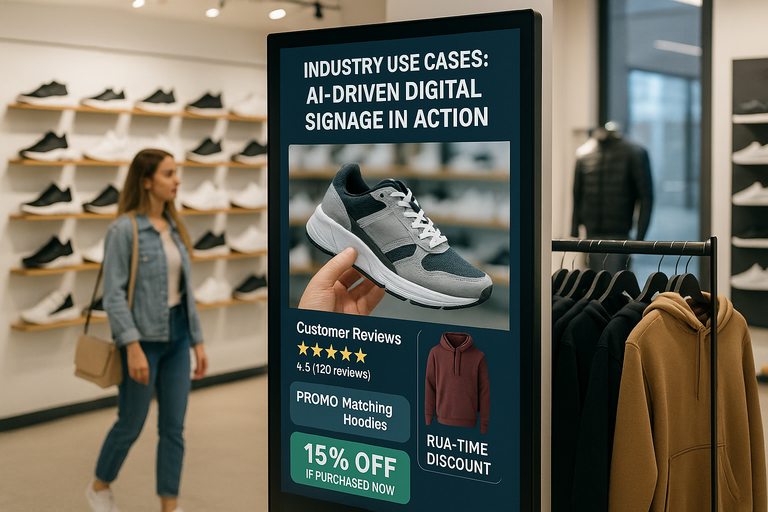 Industry Use Cases for AI-Driven Digital LED Signage