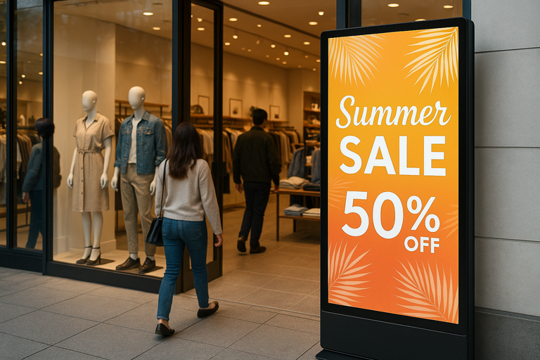 Retail, corporate and healthcare digital signage use cases