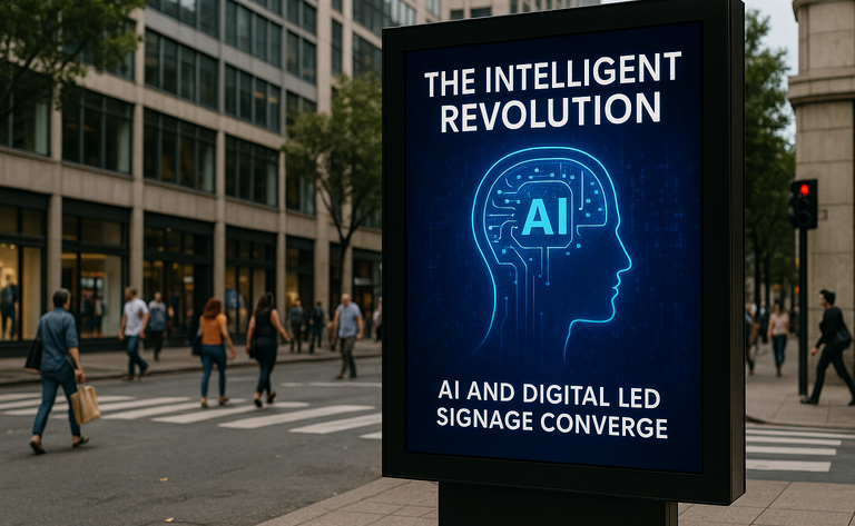 AI Meets Digital LED Signage: Transforming Communication with Intelligent Displays