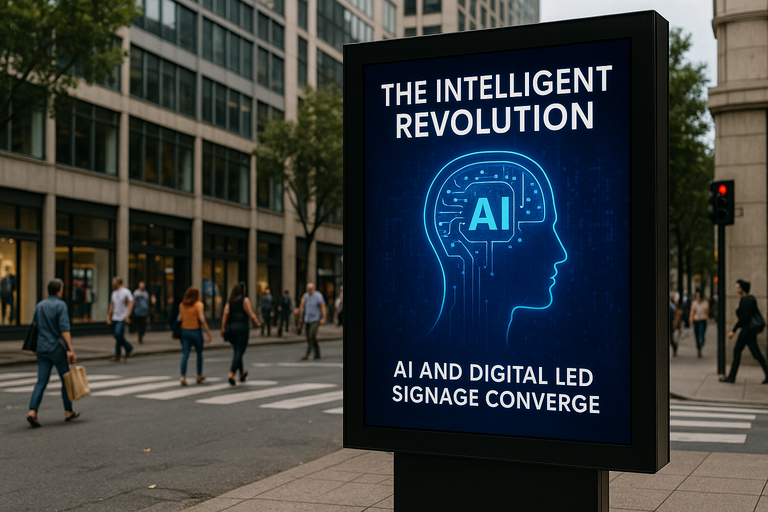 AI Meets Digital LED Signage: Transforming Communication with Intelligent Displays