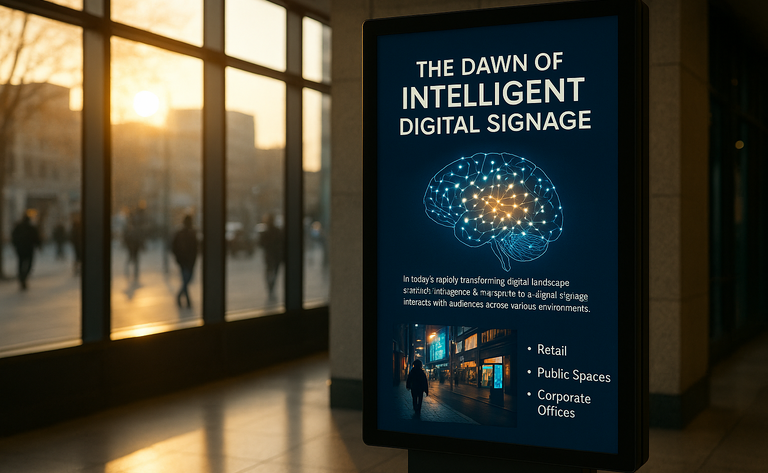 How AI is Revolutionizing Digital Signage: Smarter Monitors, Outdoor Solutions, and Medical Displays