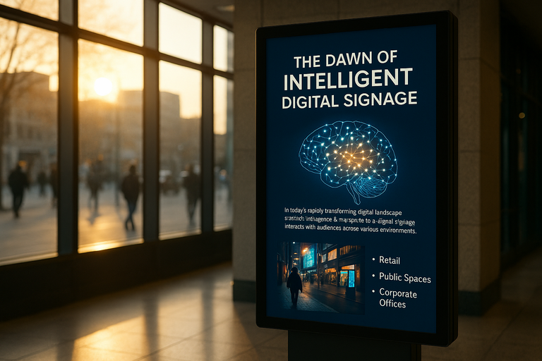 How AI is Revolutionizing Digital Signage: Smarter Monitors, Outdoor Solutions, and Medical Displays