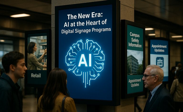 AI & Digital Signage Program: The Smart Revolution Turning Screens Into Communication Powerhouses
