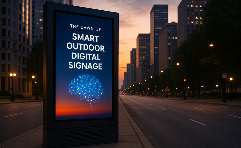 The AI Frontier in Outdoor Digital Signage: How Smart Displays Transform Engagement, Strategy, and Urban Spaces