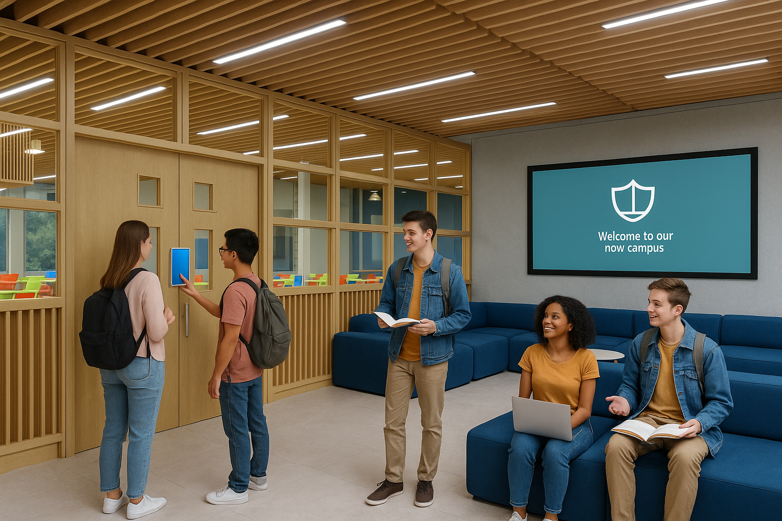 Template-driven school signage CMS
