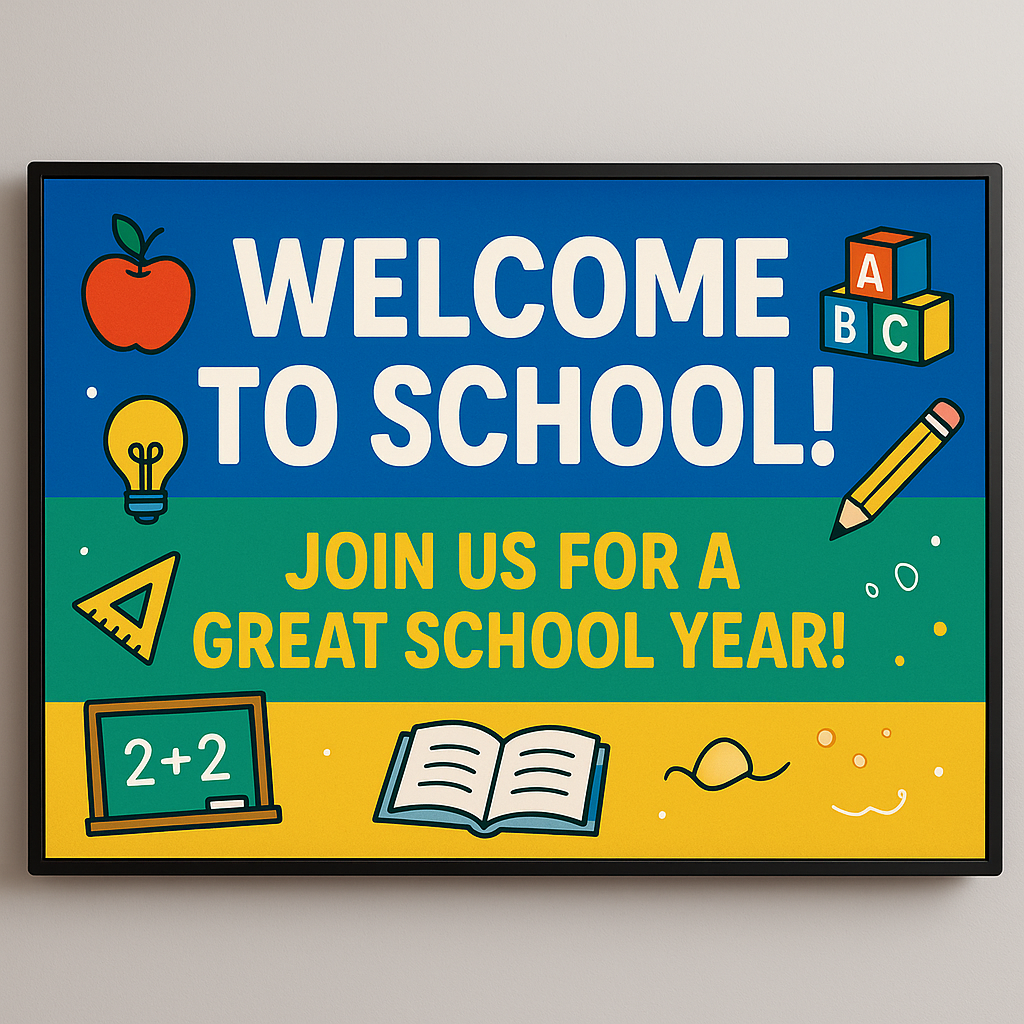 Digital signage across classrooms, receptions and student hubs