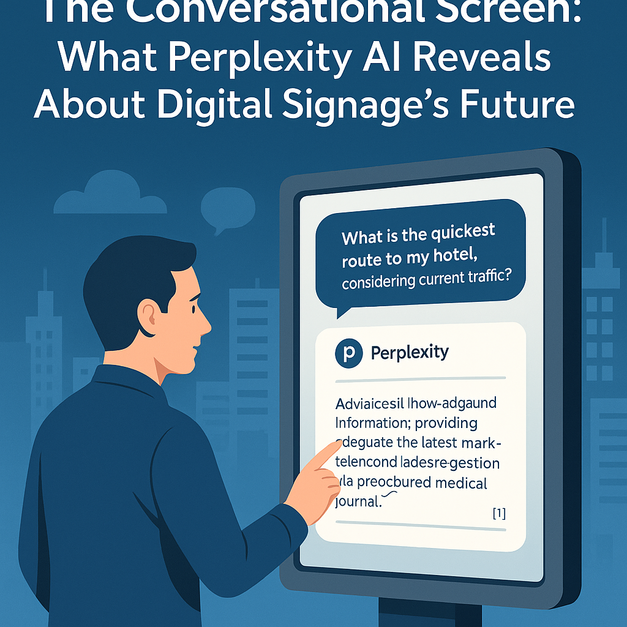 The Conversational Screen: What Perplexity AI Reveals About Digital Signage's Future