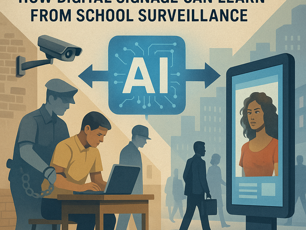 AI's Ethical Crossroads: How Digital Signage Can Learn from School Surveillance