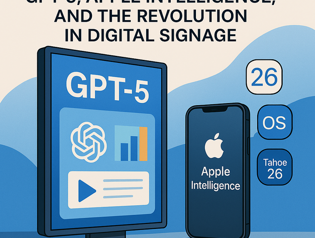 Intelligent Displays: GPT-5, Apple Intelligence, and the Revolution in Digital Signage