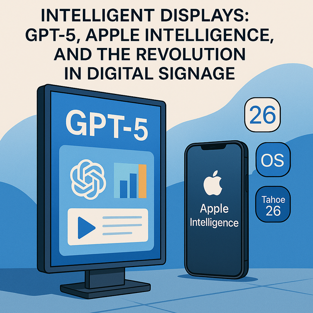 Intelligent Displays: GPT-5, Apple Intelligence, and the Revolution in Digital Signage