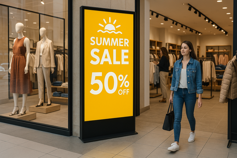 Smart use cases of AI-powered digital signage player