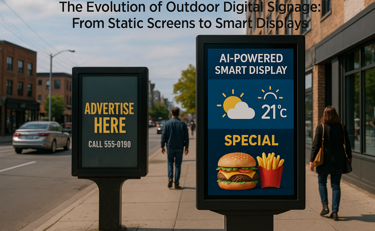 AI Meets Outdoor Digital Signage: Transforming Engagement Through Intelligent Displays