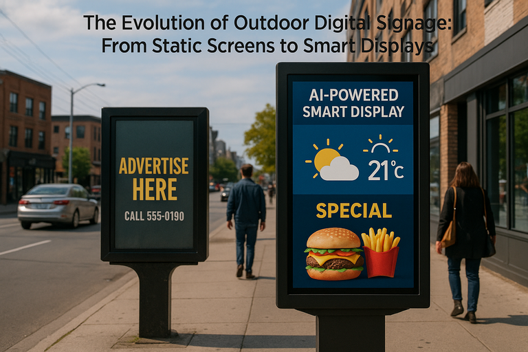 AI Meets Outdoor Digital Signage: Transforming Engagement Through Intelligent Displays