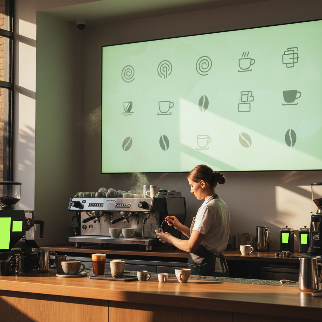 Digital signage for Australian restaurants and cafés