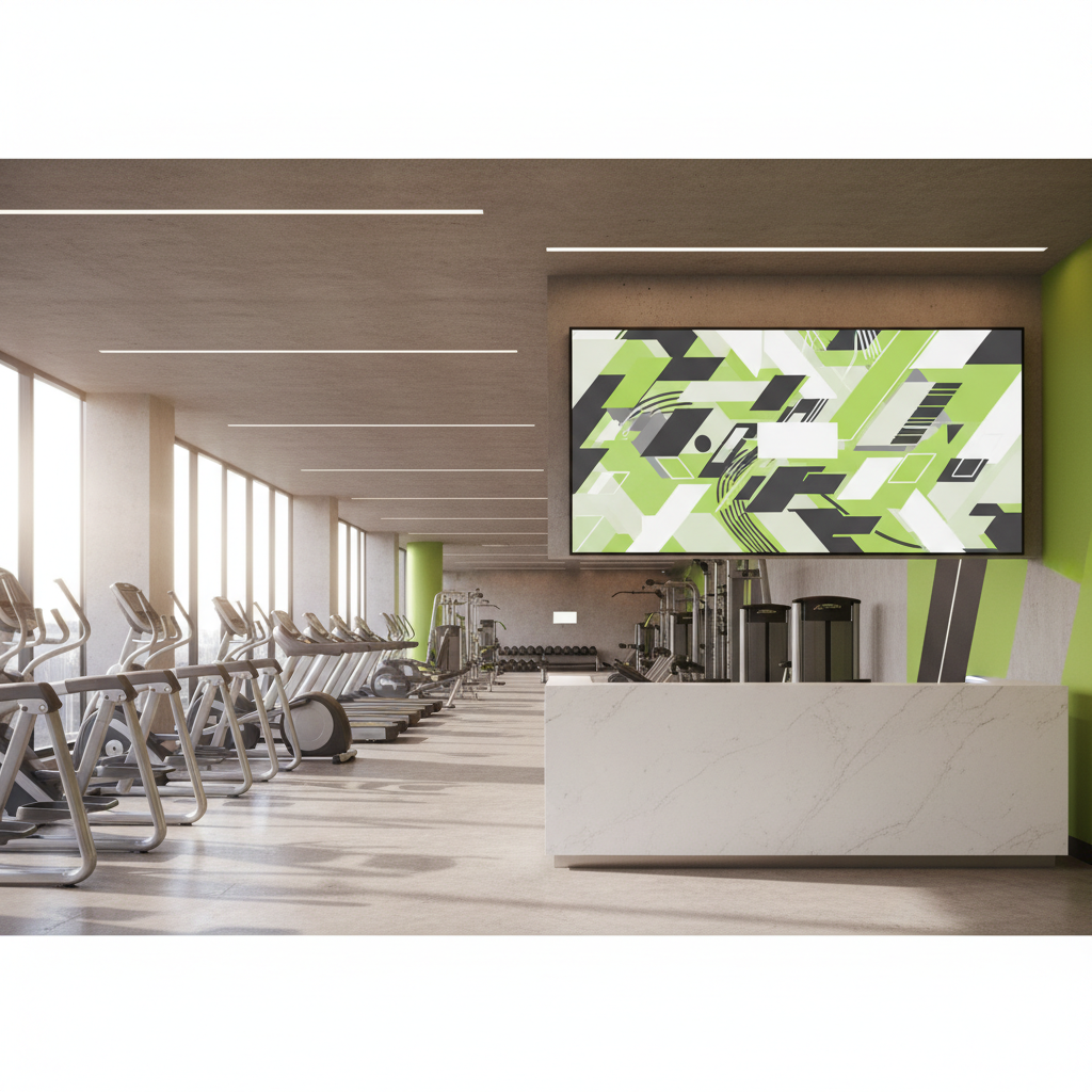 Gym digital signage Australia