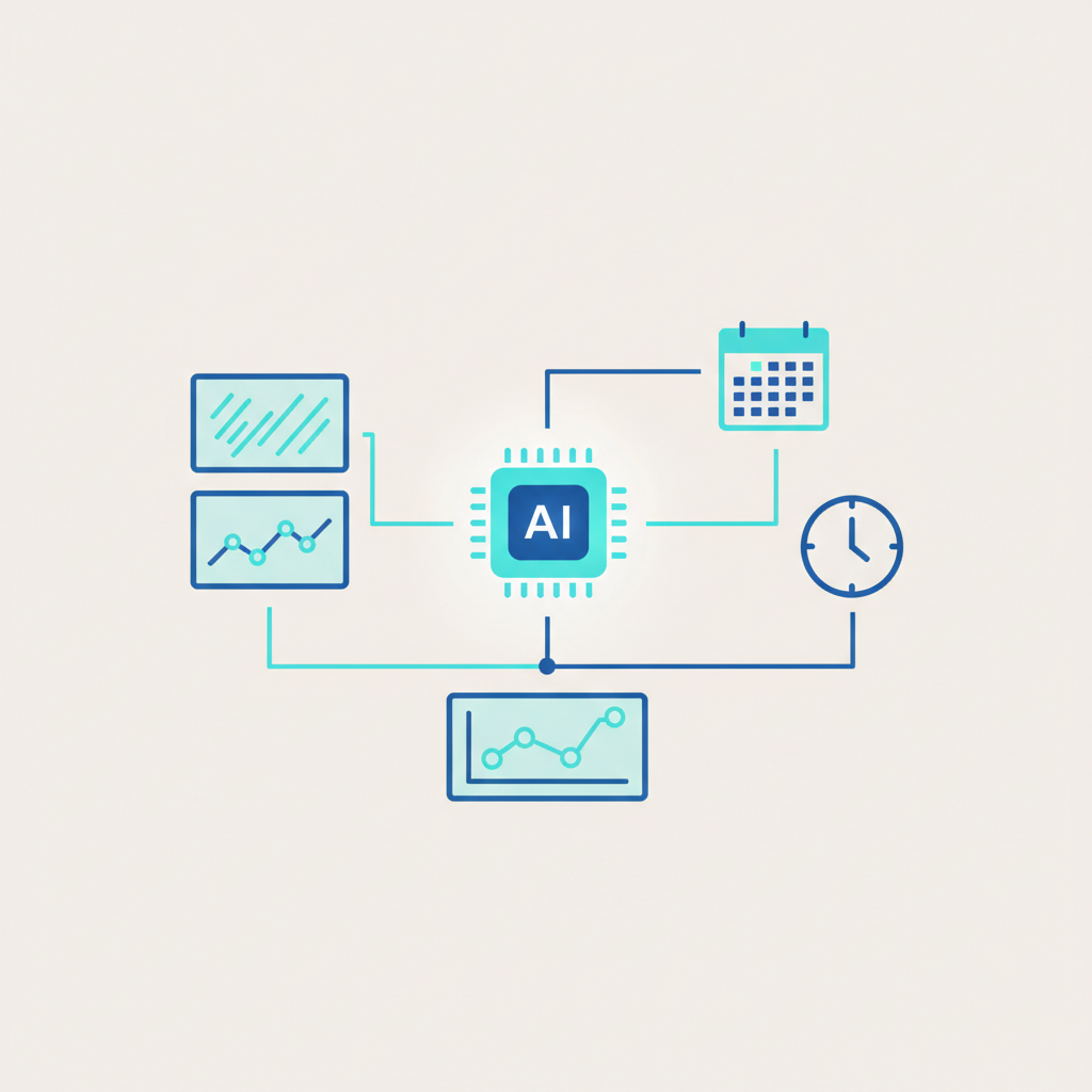 AI-powered digital signage automation connecting screens, calendar and scheduling